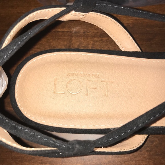 LOFT Strappy Detail Sandal Black BNIB Sz 10 & 10.5 - Picture 5 of 8